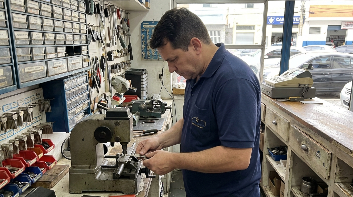 Confecção de Chave Automotiva profissional em Jundiaí‑SP